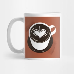 Heart latte art Mug